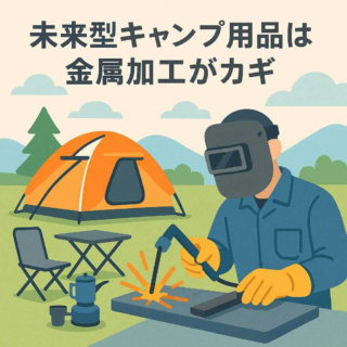 未来型キャンプ用品は金属加工がカギ