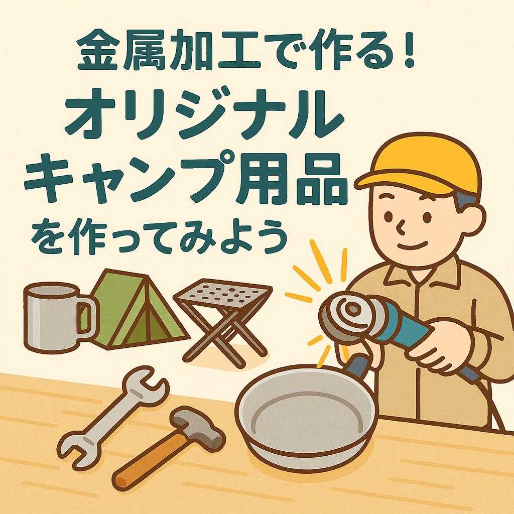 金属加工で作る!オリジナルキャンプ用品を作ってみよう