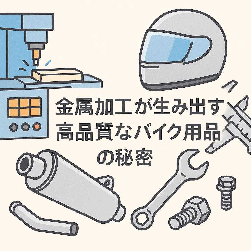 金属加工が生み出す高品質なバイク用品の秘密