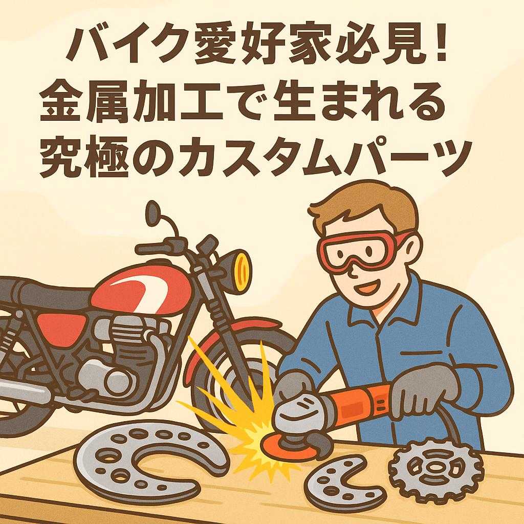 バイク愛好家必見！金属加工で生まれる究極のカスタムパーツ