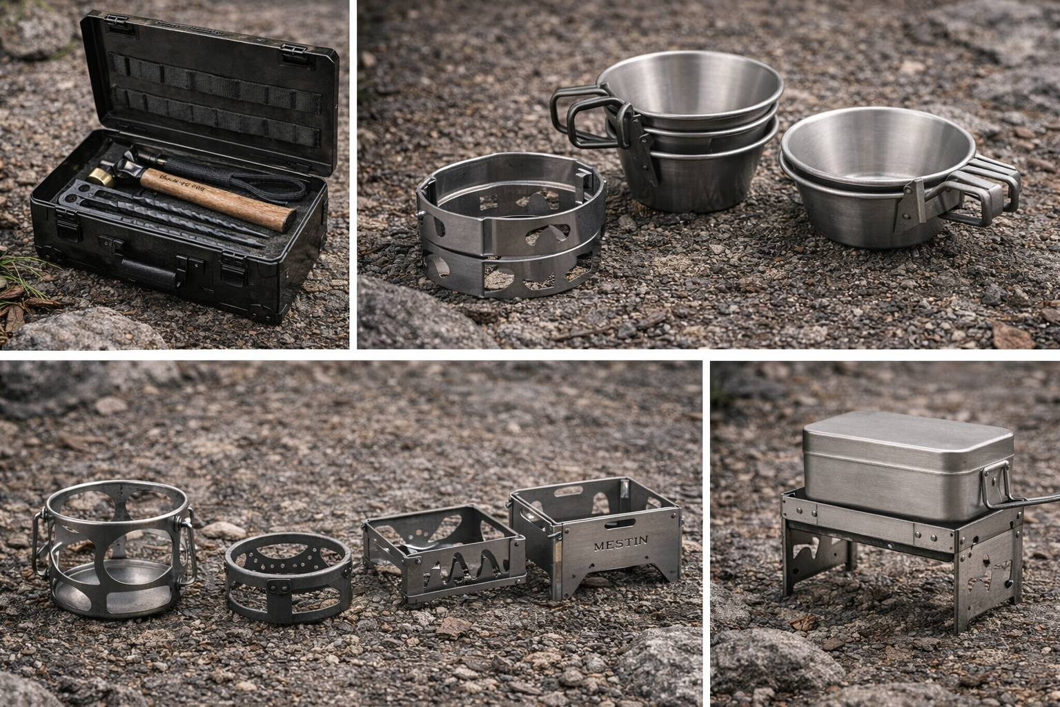 シェラカップやクッカー向けゴトクの金属加工イメージ